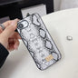 Luxury Leopard Snake leather Anti-Fall Case protectio for iPhone 16 15 13 12 11 14 17 Pro Max Plus 17 Air XS XR shockproof Cover