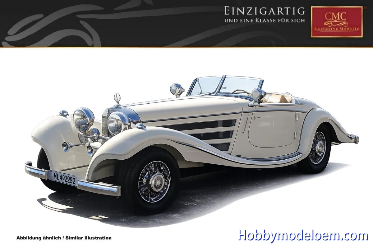 Pre sale CMC 1:18 Mercedes Benz 500K sports car alloy fully open car model collectibles limited edition worldwide