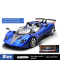 Simulated Super Sports 1:24 Car Zonda Alloy Car Model, Sound and Light Ornaments, Car Collection Toy Gift