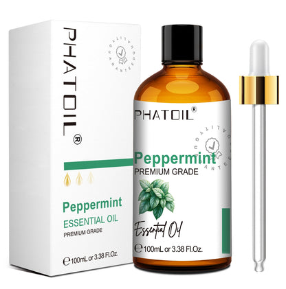 PHATOIL 100ml Pure Essential Oil For Skin Eucalyptus Peppermint Vanilla Tea tree Ylang Ylang Bergamot Aromatherapy Essential Oil