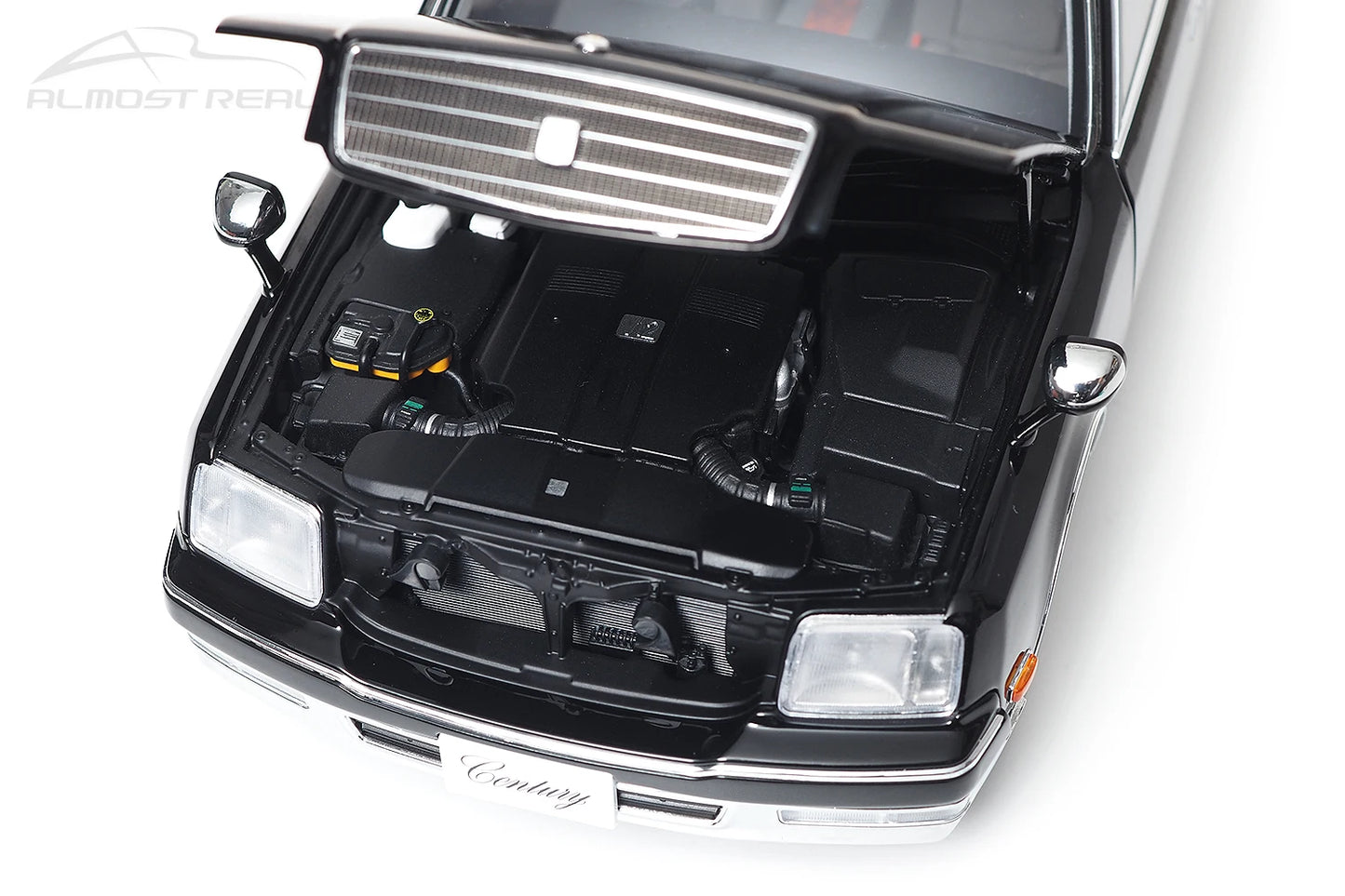 Almost Real Car model 1/18 Toyota Century alloy full open model 1997 black Static collection Collect Holiday gift