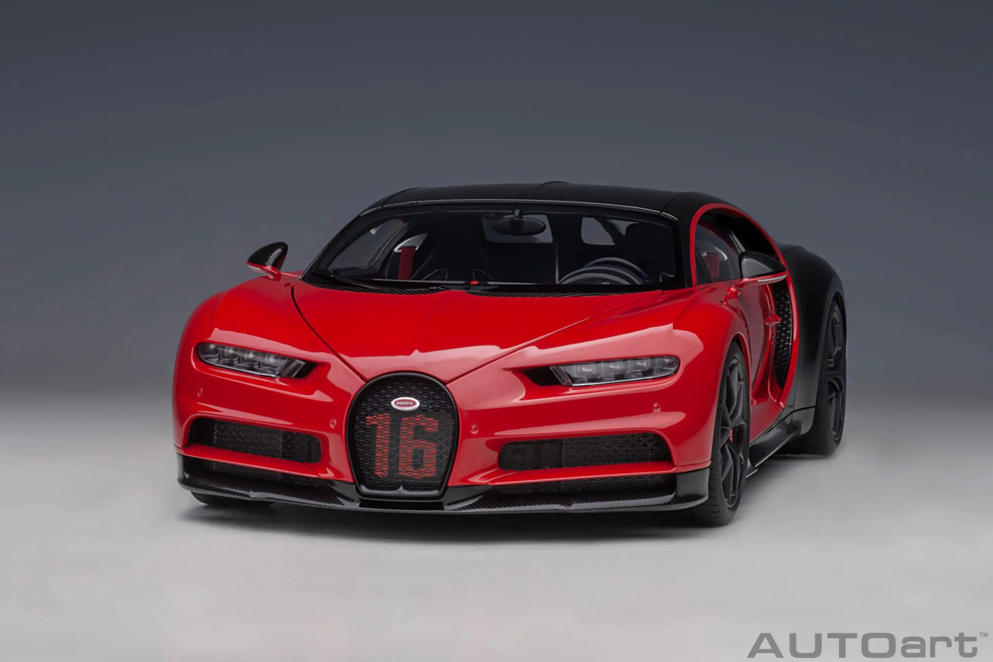 AUTOART New model 1/18 scale BUGATTI CHIRON SPORT 2019 Sports car model Static display Collection gift