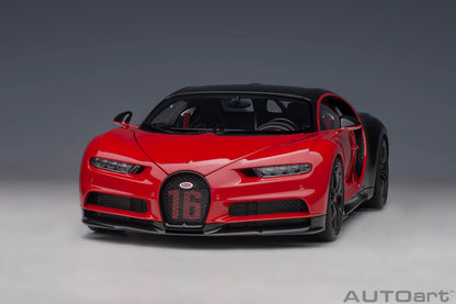 AUTOART New model 1/18 scale BUGATTI CHIRON SPORT 2019 Sports car model Static display Collection gift