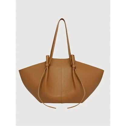 New leather shoulder bag, large capacity commuter women's bag, high-quality handbag, fashionable casual tote bag