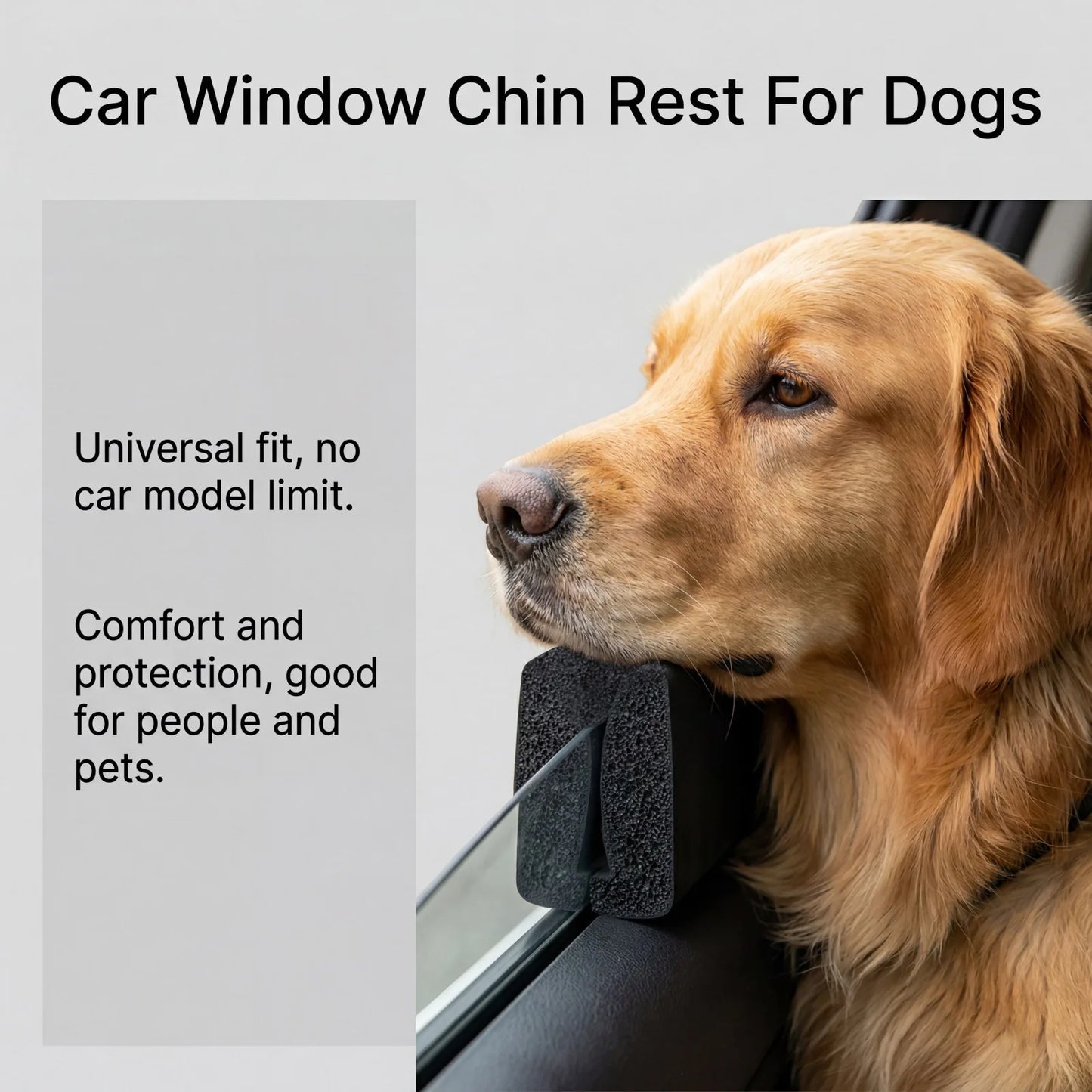Dog Car Window Chin Rest Pillow Headrest Hanger for Small Medium Dogs Travel Support