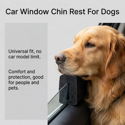 Dog Car Window Chin Rest Pillow Headrest Hanger for Small Medium Dogs Travel Support