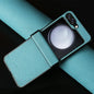 Luxury Hand Crafted Genuine Leather Case For Samsung Galaxy Z flip5 Phone Cover Galaxy Z Flip 3 flip4  Back Shell Coque Capa