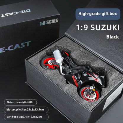 Boutique Boxed 1:9 Kawasaki H2R V4S Motorcycle Model Simulation Alloy Motorcycle Figure Gift