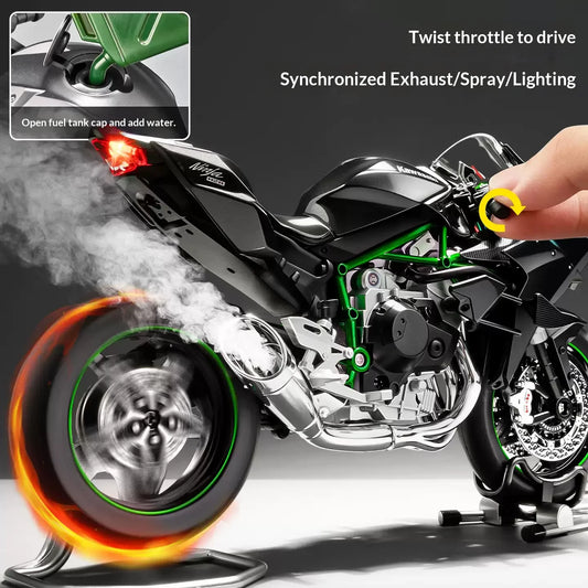 Kawasaki H2R motorcycle scale 1:9  model alloy simulation motorcycle model hand-made ornaments gift