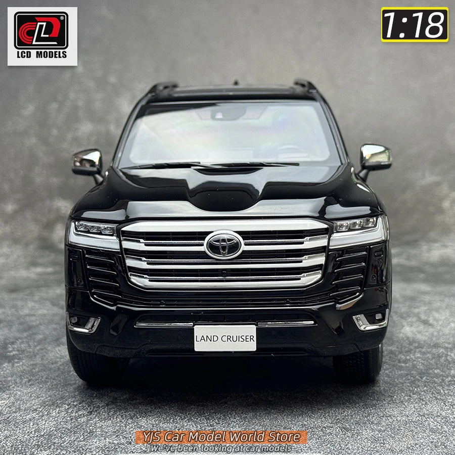 LCD Diecast model 1/18 scale Land Cruiser LC300 ZX SUV Metal car model Static display collection holiday gifts