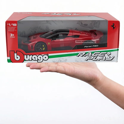 Bburago 1:18 2004 Ferrari F80 Alloy Car Model Vehicle Toy Collection Gift Multiple Exquisite interior die-casting toys