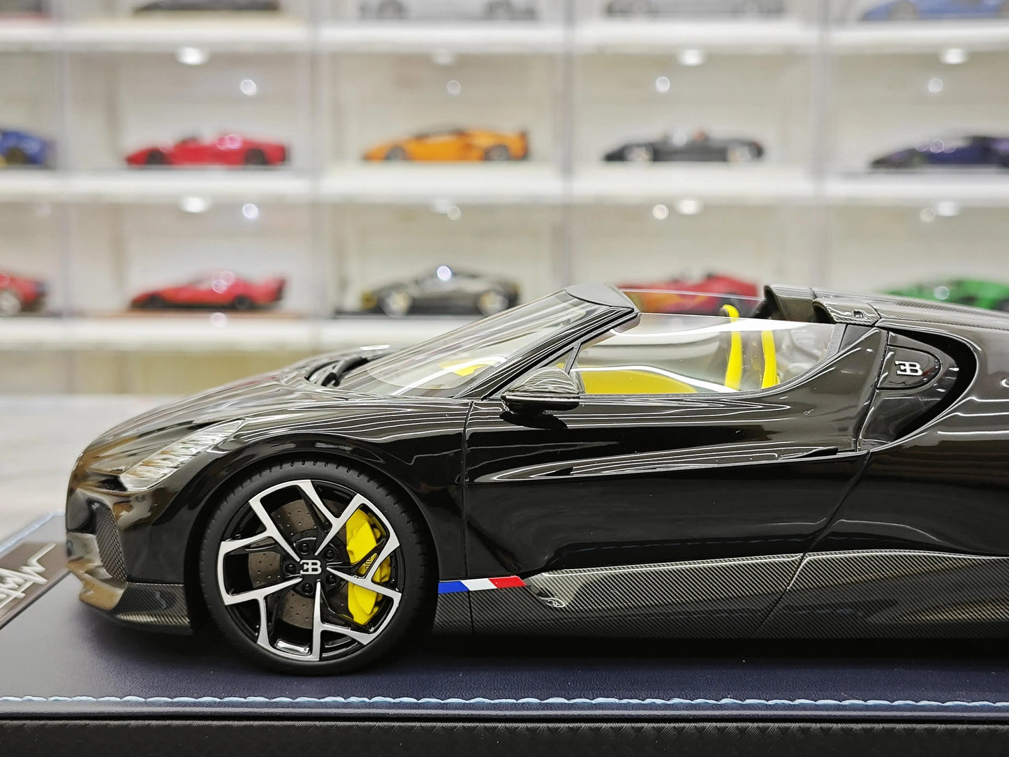 MR 1/18 Bugatti W16 Mistral Resin Motor Vehicle Toy Die-casting Metal Model Collection Boy Gifts