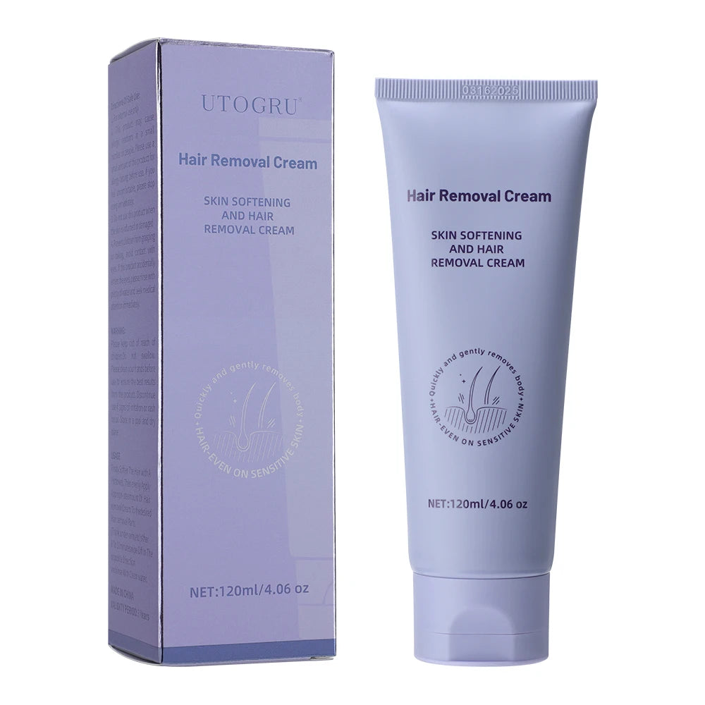 Body Hair Removal Cream Sensitive Skin Painless Effective Hair Removal Cream for Hand Legs and Bikini Area Armpit Mild Formula