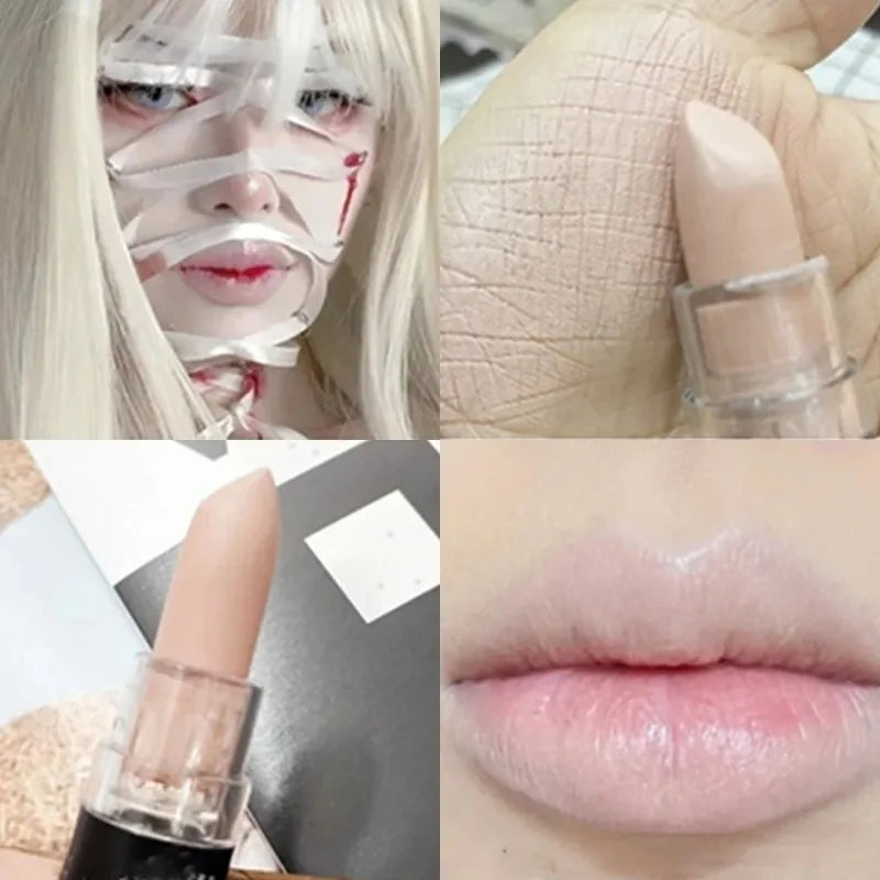 Nude Lipstick Matte Velvety Vampire Makeup Punk Black Lip Gloss Smooth Waterproof Lasting Durable Dark Paint Cosmetics -12 Colors