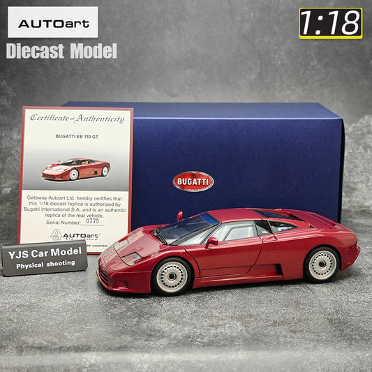AUTOART Bugatti EB110 GT diecast model  1:18  Static Display Holiday Gift Collection Gift