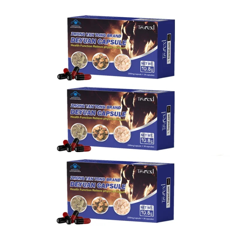 Powerful High Purity Epimedium Supplements Natural Organic Manhood Erection Pill Improve Performance and Increase Size -36 capsules per box