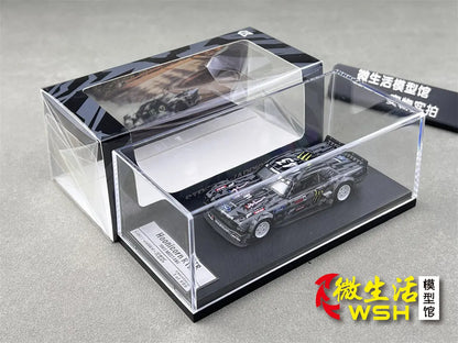 SW 1:64 Ford Mustang Hoonicorn RTR KamaZ Modified Trailer Simulation Static Alloy Car Model Gift Toy.