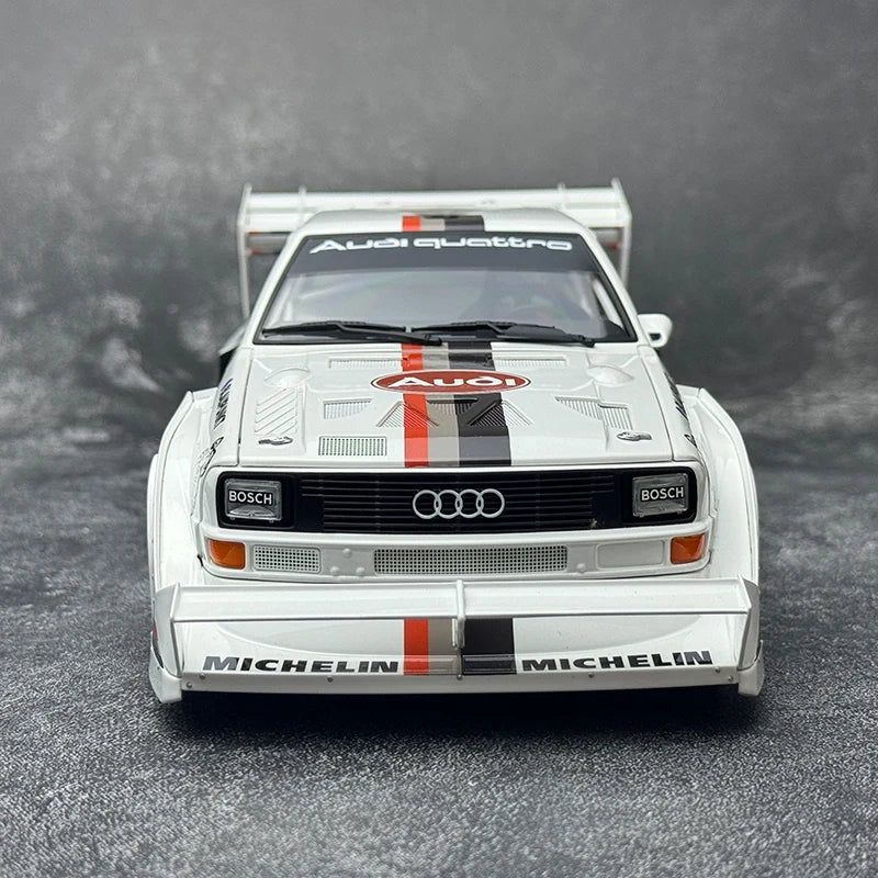 AUTOART 1/18 Audi Sport Quattro S1 Pikes Peak 1987 #1  Racing car model Car model Static ornament Collect Metal material