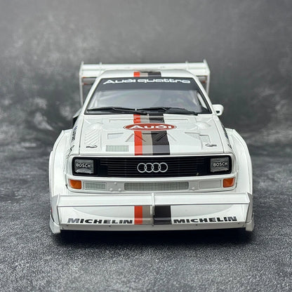 AUTOART 1/18 Audi Sport Quattro S1 Pikes Peak 1987 #1  Racing car model Car model Static ornament Collect Metal material