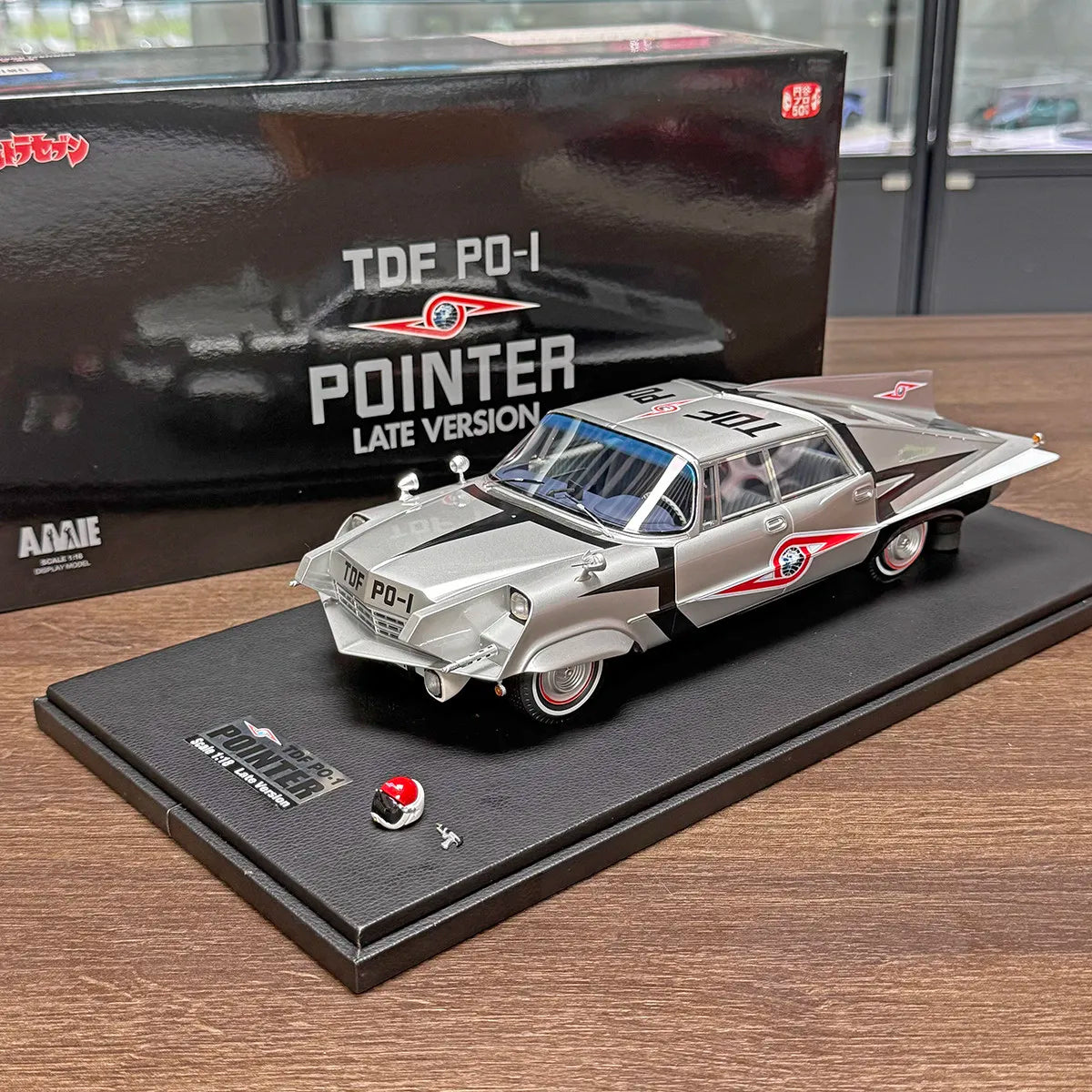 Authentic AMIE 1:18 Scale Model Car TDF PO-1 Pointer Late Version Resin Model Diecast Car Model For Collector Display Gift