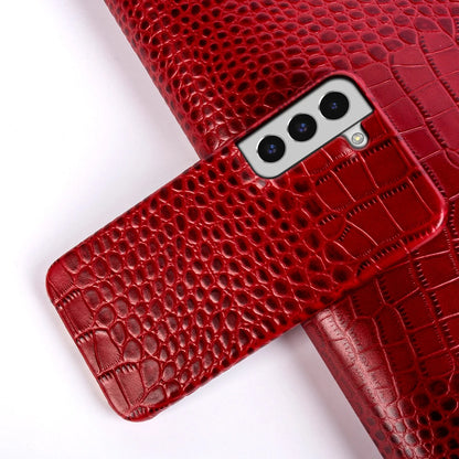 Genuine Leather Case for Samsung Galaxy S22 S23 S21 S20 Ultra Plus S10 Note 20 10 A53 Crocodile Pattern Phone Cover Back Shell