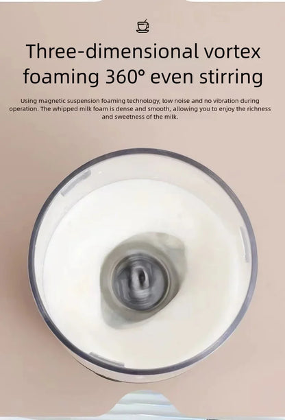 New mini Convenient Electric Milk Frother Self Milk Pulling Frother Cappuccino Stirrer Latte Coffee Hot & Cold Froth Maker
