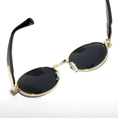 Ruiao 2026 Fashion Oval Sunglasses for Women Luxury Designer Metal Frame UV400 Sun Protection Shades Brand New Arrival Eyewear