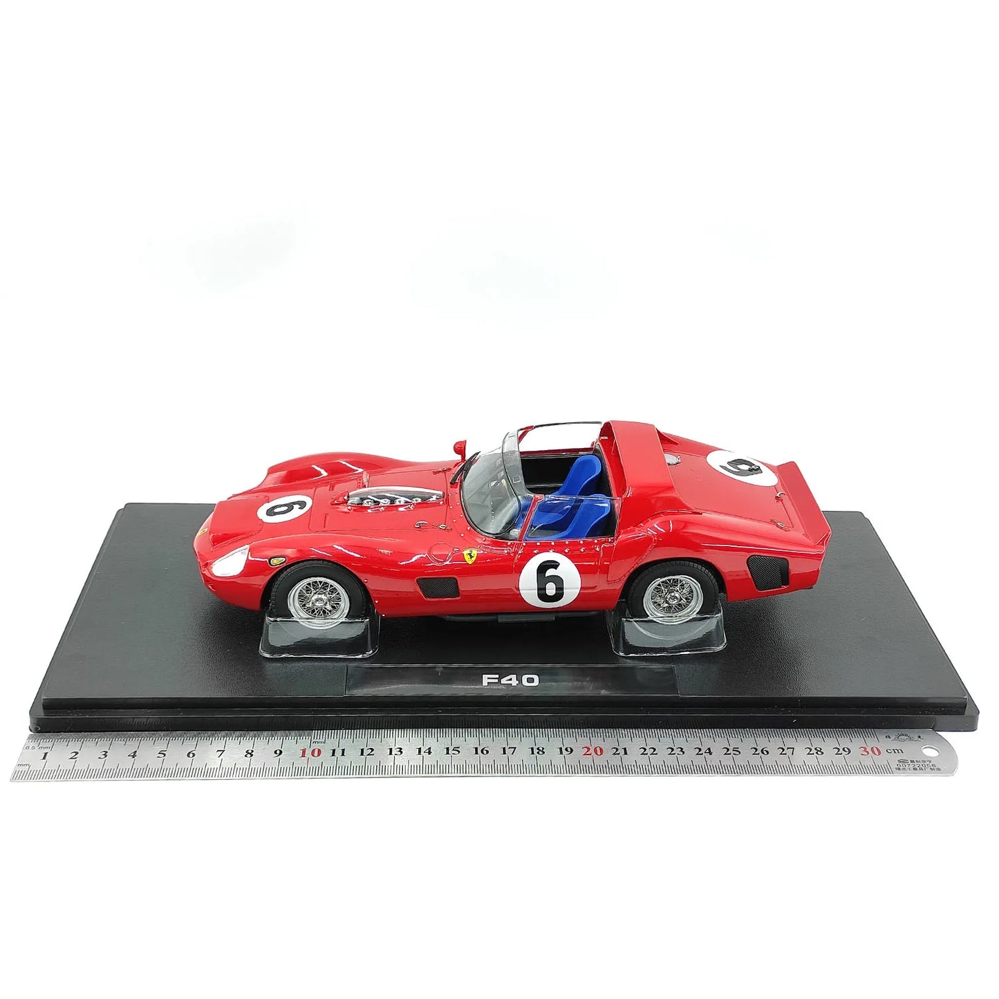 Ferrari F40 24H Le Mans Defective KK 1:18 Scale Alloy Car Model