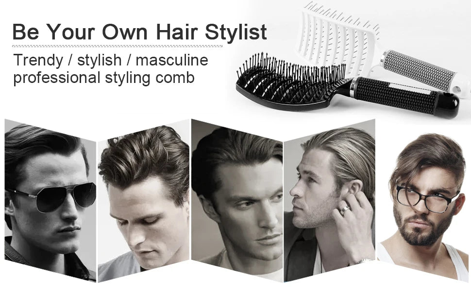 Hair Detangling Massage Brushes Women Magic Hair Scalp Massage Comb Fast Drying Hair Straight Professional hair styling tools