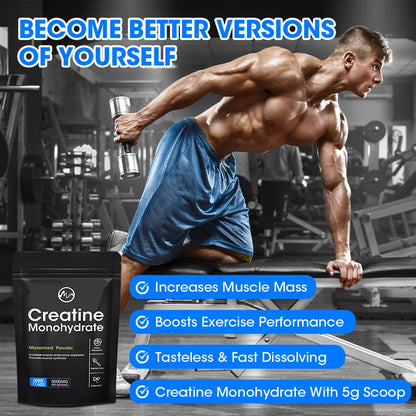 Minch Creatine Monohydrate Sports Supplements Increases Muscle Mass Boosts Exercise Performance Helps Alleviate Fatigue