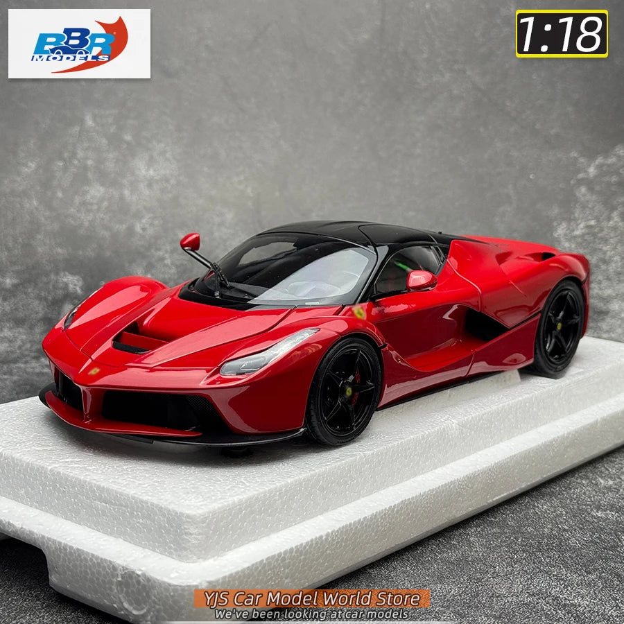 BBR MODELS 1/18 LaFerr sports car red metal static display car model collection Diecast model