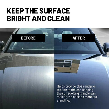 Say goodbye to oil films。Capacity 120ml。Make your car glass transparent with unobstructed visibility