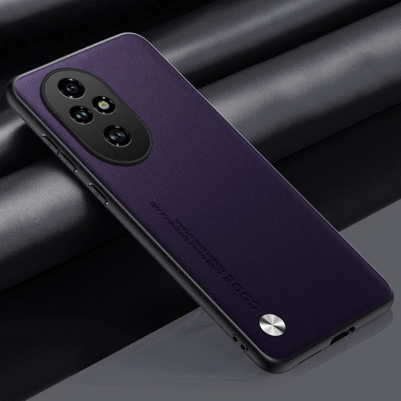 Luxury PU Leather Case For Honor 200 Pro Back Cover Matte Silicone Full Protection Phone Case For Honor 200 Lite 5G Honor200 Pro