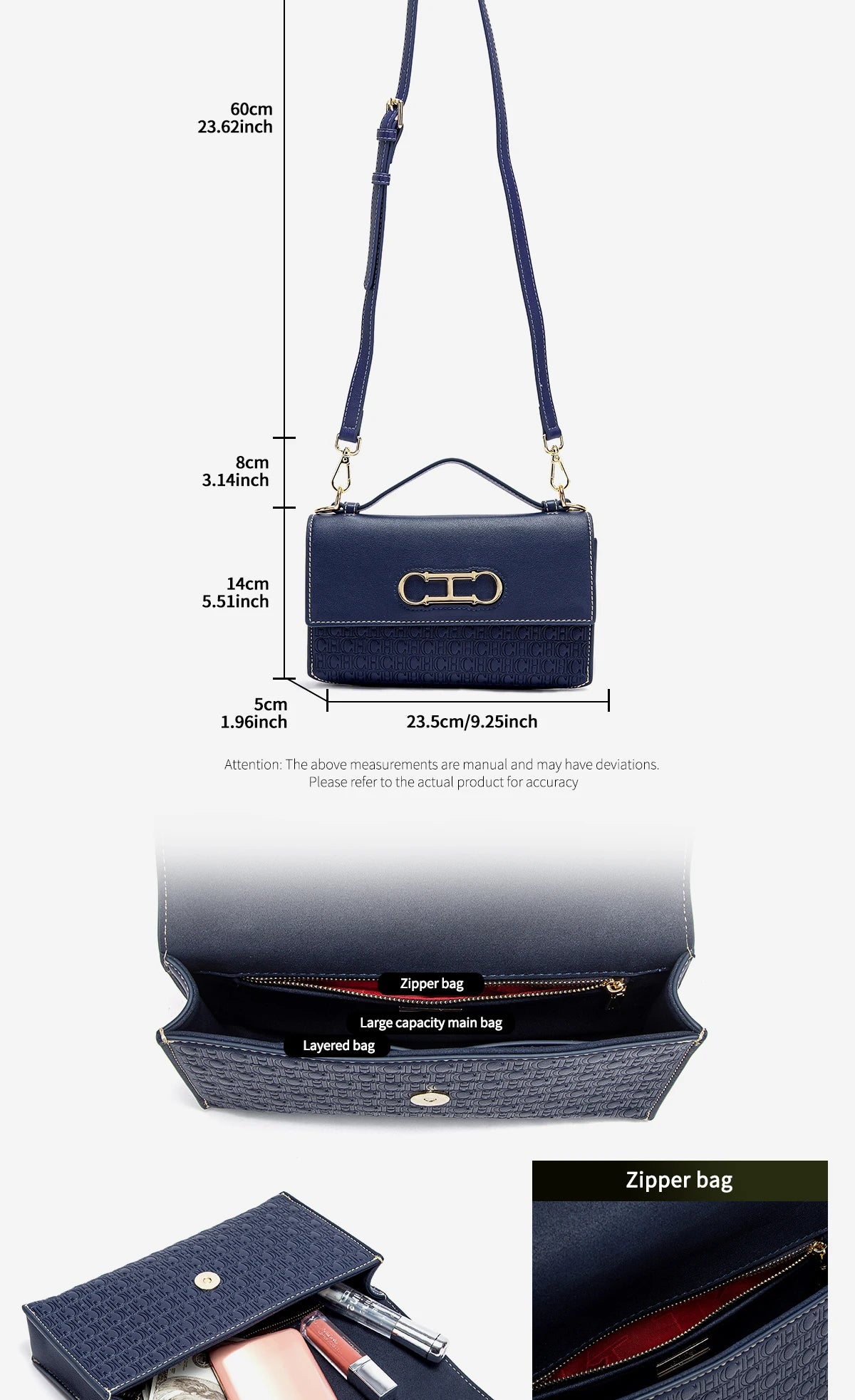 New Trend Classic Stylish Women's Bags Luxury Brands Monogram Prints Leather Small, Sophisticated and Elegant Tote Bags