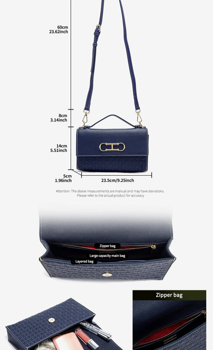 New Trend Classic Stylish Women's Bags Luxury Brands Monogram Prints Leather Small, Sophisticated and Elegant Tote Bags