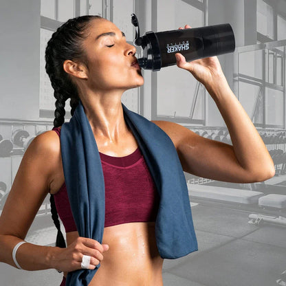 Shaker Protein 3 Layers Bottle Powder Shake Cup Water Bottle Plastic Mixing Cup Body Building Exercise Bottle