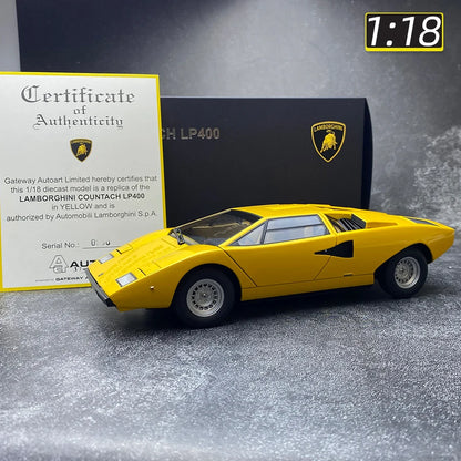 AUTOart 1/18 FOR Lamborghini Countach LP400 Car model   Sports car model metal Send to a friend Holiday gift