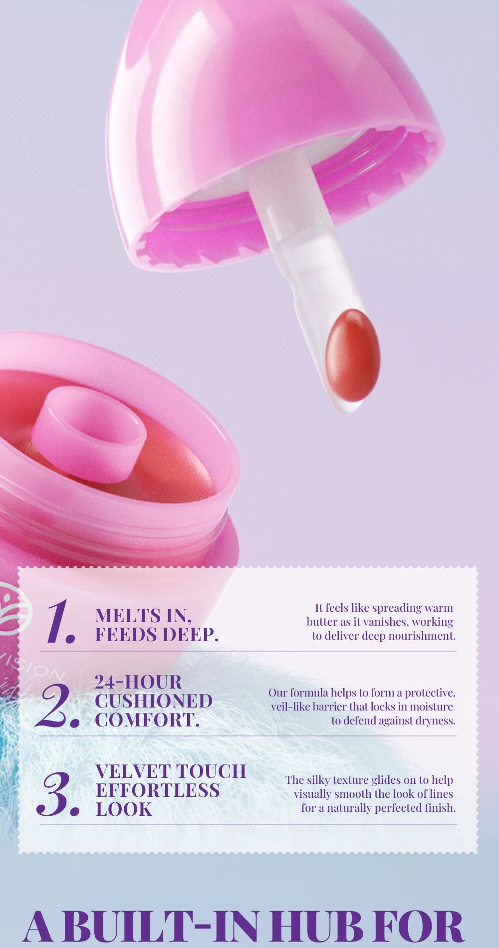 5-Color Lip Mask - Cherry & Strawberry Scented Jelly, Moisturizing Lip Care, Repair & Fade Lip Lines, For Lipitis Relief