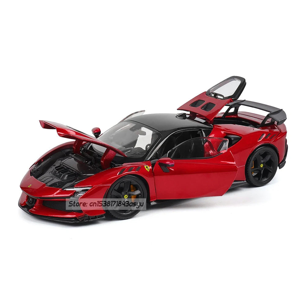 Bburago 1:24 Ferrari SF90 XX STRADALE Officially Licensed Alloy Luxury Vehicle Diecast Car Model Toy Collection Gift three color
