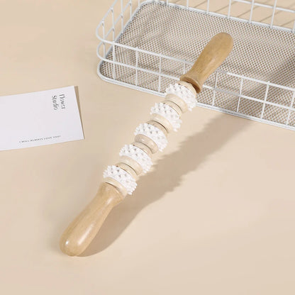 Wooden Massage Roller Stick Fat Loss Body Sculpting Massage Tools Meridian Relaxation Promote Blood Circulation