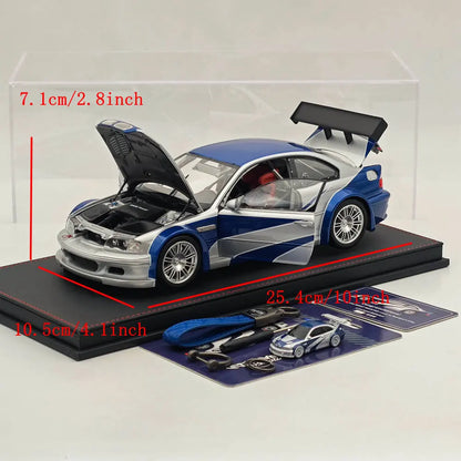 Bmw M3 Gtr E46, Dcm 1:18 Need For Speed Alloy Car Bmw Limited Collection Diecast Ornaments Custom Decoration Gift