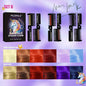 Disposable Hair Color Brush Washable Temporary Dye Comb No Loss Folding Styling Stick For Home DIY Colorful