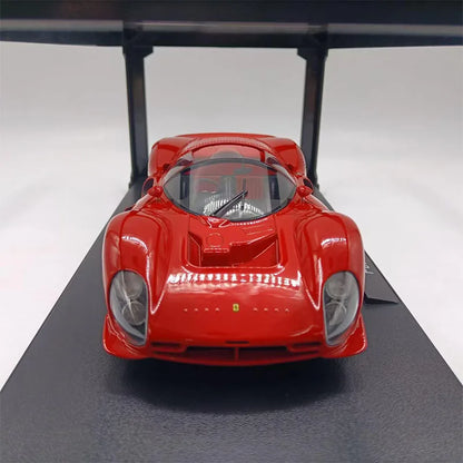 F 330 P3 4.0L V12 Scale1:18 Two-door Coupe Simulation Alloy Car Model Display Collectible Toy Gift Souvenir Decration