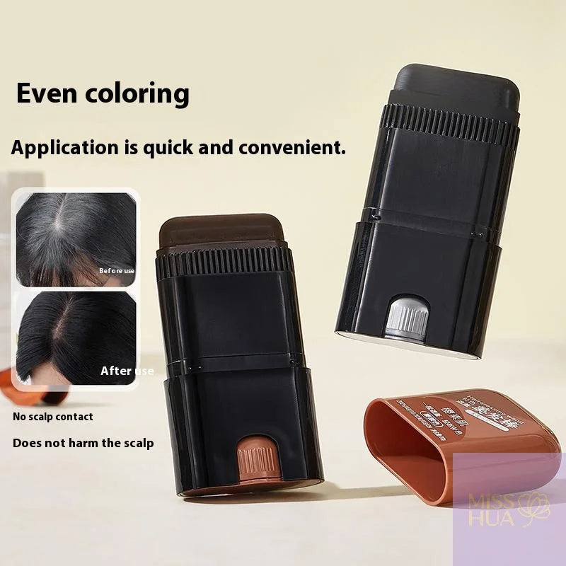 HUA 20g Waterproof And Sweat-proof Hair Dye Comb Hair Dye Comb Applicator Long Lasting Hair Color Pen Stick For White Gray Hair
