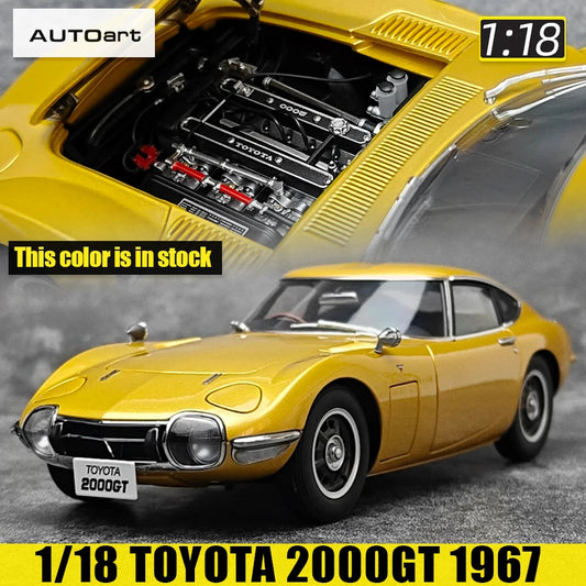 AUTOART 1/18 TOYOTA 2000GT 1967 vintage Car Model