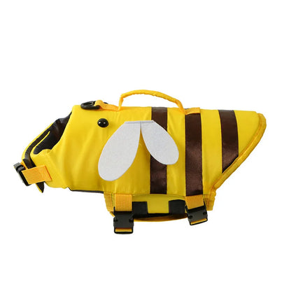 Dog Life Jacket for Swimming Boating Pet Safety Floatation Vest Life Preserver with Rescue Handle For Cats Small Medium Dogs