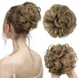Synthetic Messy Hair Bun Extensions Big Curly Elastic Hair Scrunchies Hairpieces Chignon Donut Updo Hair Pieces for Women