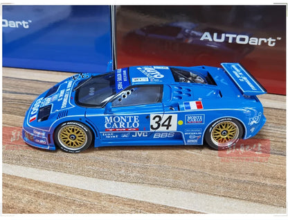 AUTOART Bugatti EB110 24HR Le Mans Racing 1994 #34 1:18 Car model Collection Display gift Static Ornament Collection