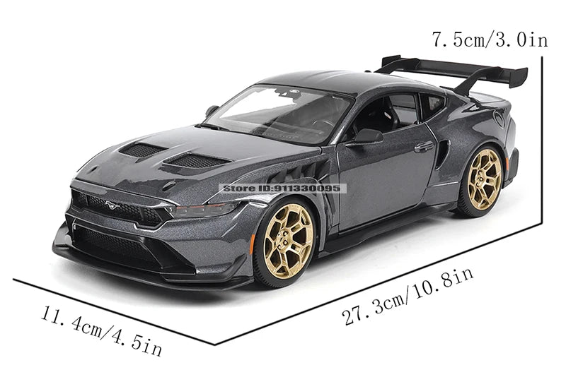 Bburago 1:18 Ford Mustang GTD Alloy Vehicle Car Model Toy Collection Gift Multiple Styles