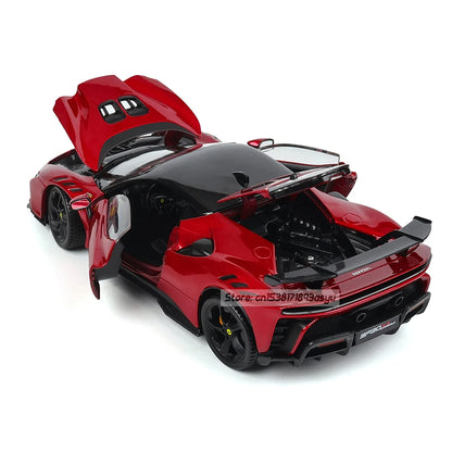 Bburago 1:24 Ferrari SF90 XX STRADALE Officially Licensed Alloy Luxury Vehicle Diecast Car Model Toy Collection Gift three color